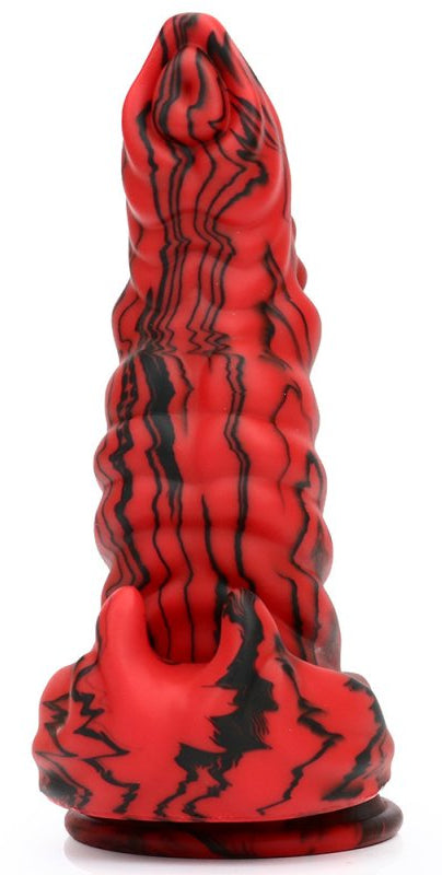 Gode Fantasy Hybrixis 18 x 6.3cm Rouge et Noir
