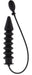 Gode gonflable Expert Ribbed 28 x 6 cm Noir