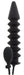Gode gonflable Expert Ribbed 28 x 6 cm Noir