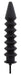 Gode gonflable Expert Ribbed 28 x 6 cm Noir