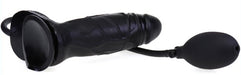 Gode gonflable Inflat 14 x 4.5 cm Noir