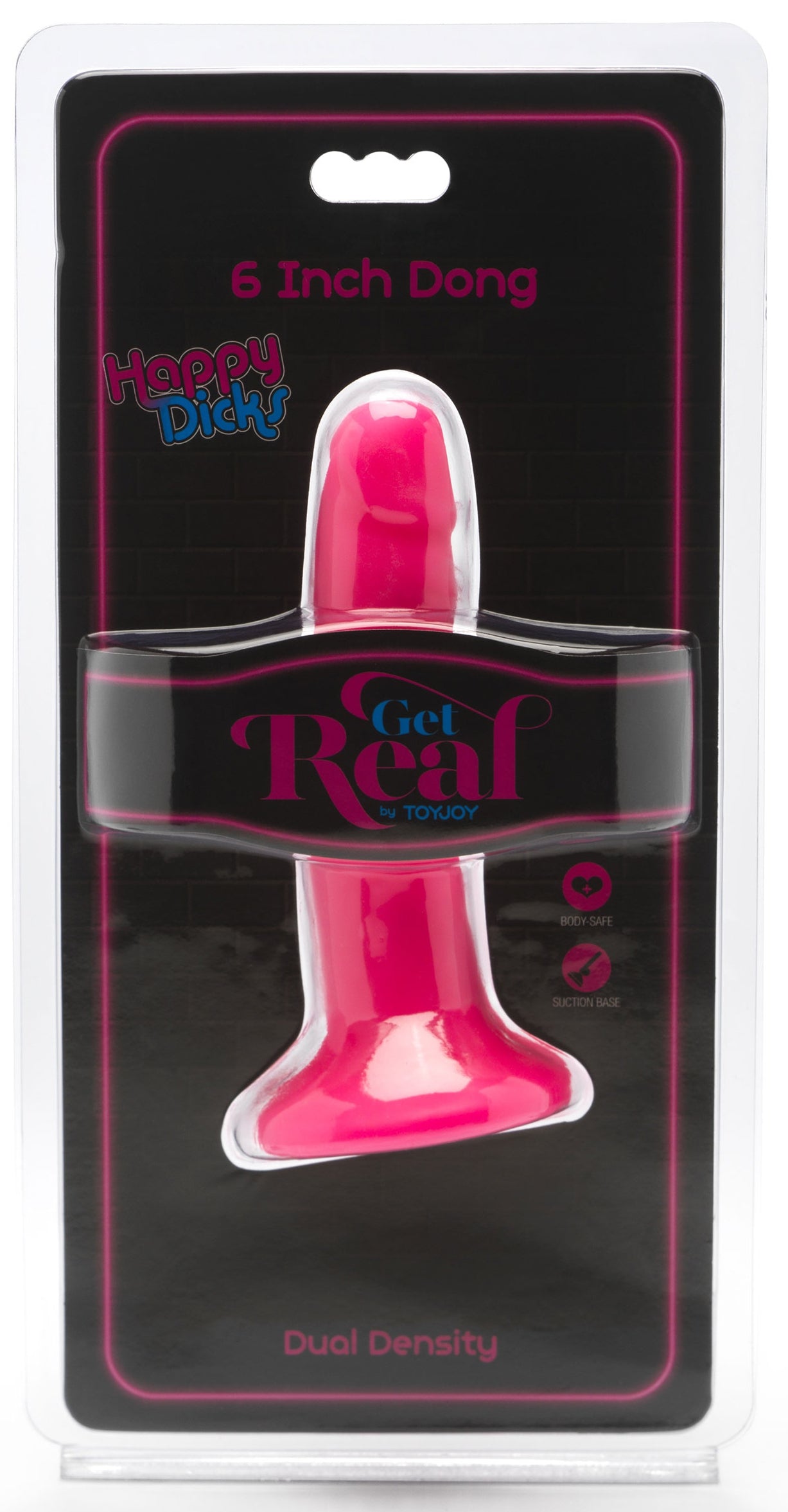 Gode Happy Dick 13 x 3 cm Rose