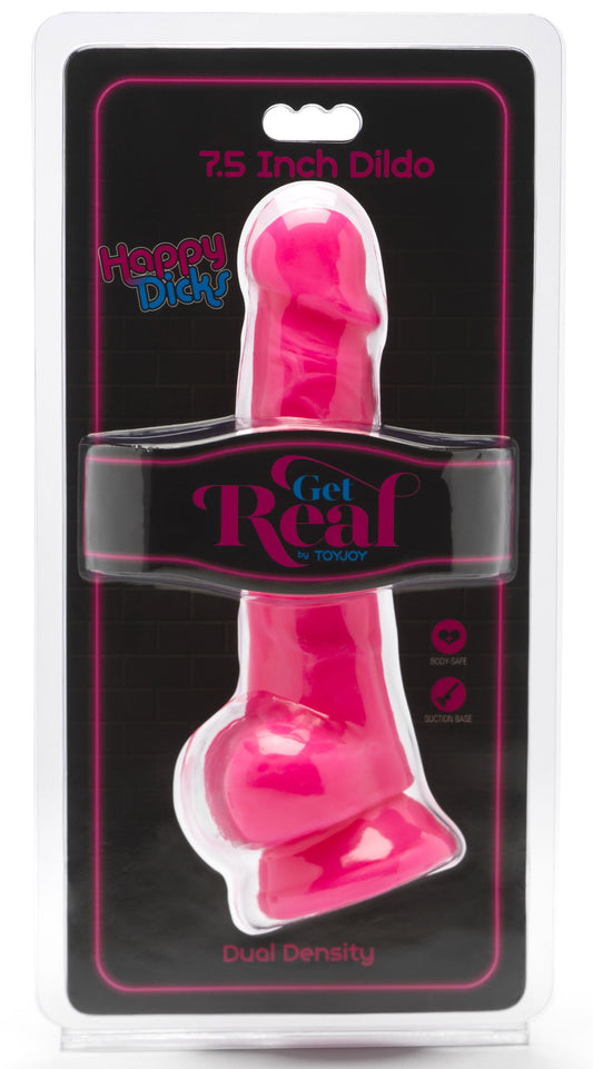 Gode Happy Dick 14 x 3.8 cm Rose