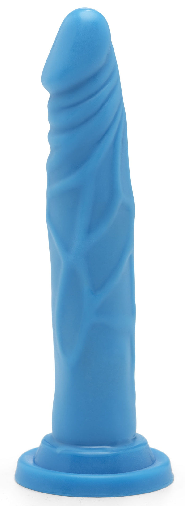 Gode Happy Dick 18 x 3.5 cm Bleu