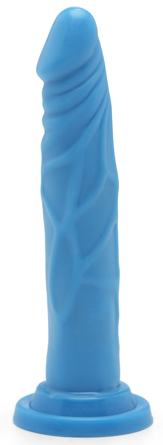 Gode Happy Dick 18 x 3.5 cm Bleu