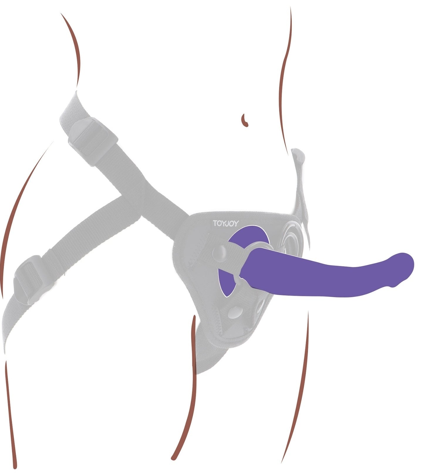 Gode Harness Dong S 12 x 2.7cm