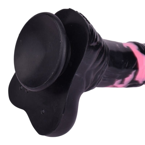 Gode Horse Hurulf S 18 x 4.7cm Noir-Rose