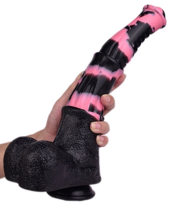 Gode Horse Tinulf M 19 x 5cm Noir-Rose