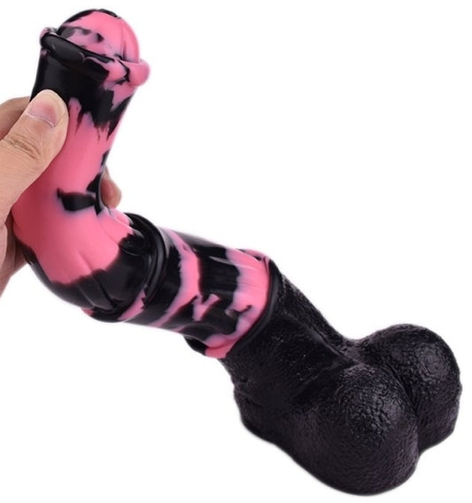 Gode Horse Tinulf M 19 x 5cm Noir-Rose