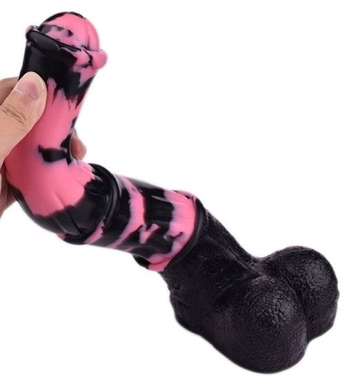 Gode Horse Tinulf L 28 x 6.5cm Noir-Rose