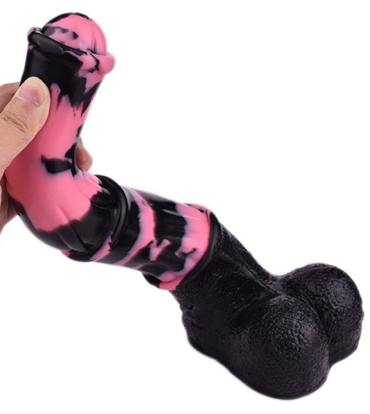 Gode Horse Tinulf L 28 x 6.5cm Noir-Rose