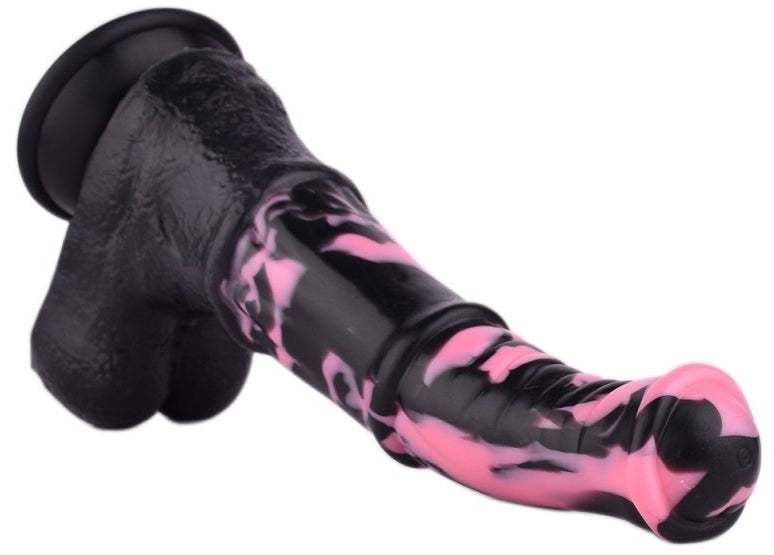 Gode Horse Tinulf L 28 x 6.5cm Noir-Rose