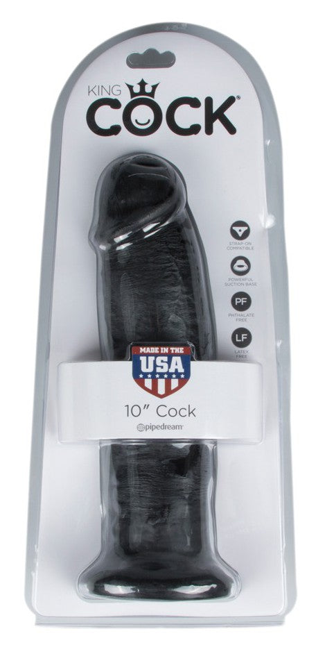 Gode king Cock 24 x 6.4cm Noir