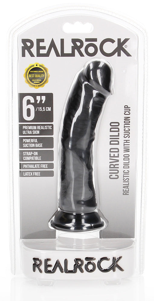 Gode Little Curved ReakRock 15.5 x 3.7 cm Noir