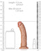 Gode Little Curved RealRock 15.5 x 3.7 cm Latino