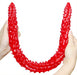 Gode long Barded 60 x 4cm Rouge