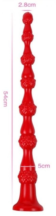 Gode long Beads Reptil 50 x 5cm