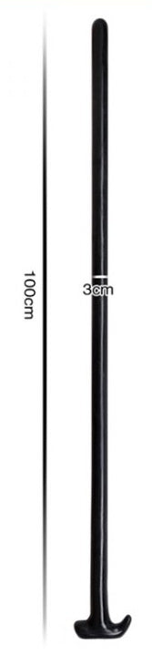 Gode long Mega Snake 100 x 3cm Noir