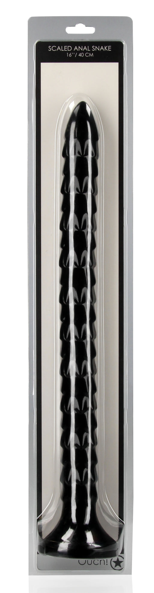 Gode long Scaled Anal Snake M 40 x 3.5cm
