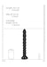 Gode long Stacked Anal Snake S 30 x 3.5cm