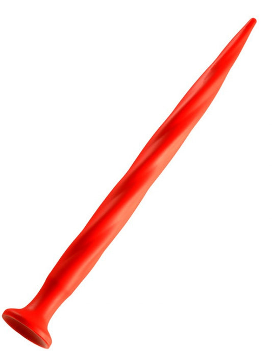 Gode long Stretch Worm N1 - 39 x 3cm Rouge