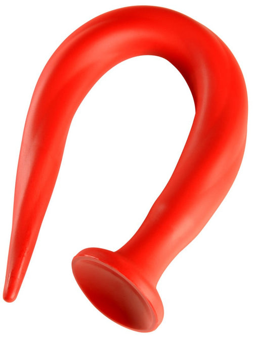 Gode long Stretch Worm N3 - 48 x 3.7cm Rouge