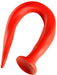 Gode long Stretch Worm N3 - 48 x 3.7cm Rouge