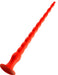Gode long Stretch Worm N4 - 50 x 5.2cm Rouge