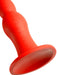 Gode long Stretch Worm N4 - 50 x 5.2cm Rouge