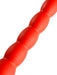 Gode long Stretch Worm N4 - 50 x 5.2cm Rouge