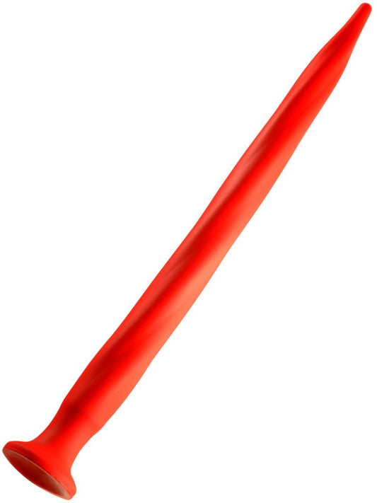 Gode long Stretch Worm N5 - 64 x 5.2cm Rouge