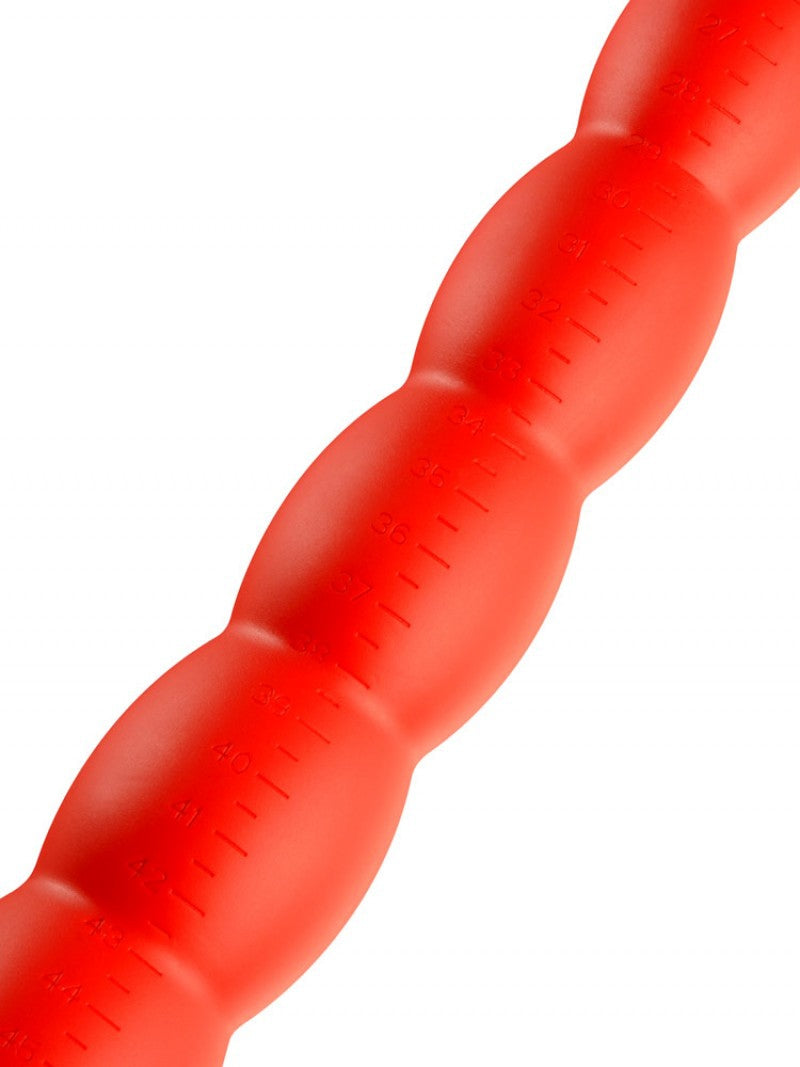 Gode long Stretch Worm N6 - 60 x 6cm Rouge