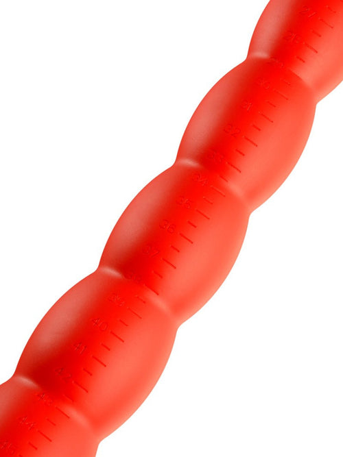 Gode long Stretch Worm N6 - 60 x 6cm Rouge