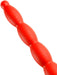 Gode long Stretch Worm N6 - 60 x 6cm Rouge