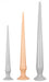 Gode long Tail Flex M 40 x 4.5 cm Flesh