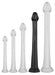 Gode long Whale Dildo XL 48 x 7cm - Pointe 5.5cm Noir