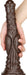 Gode Monster Dog Long 26 x 6cm Marron foncé