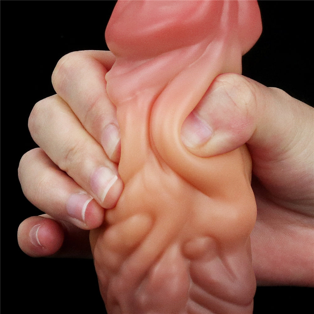 Gode Monster Oak Nature Cock 16 x 5cm