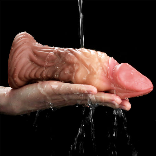 Gode Monster Oak Nature Cock 16 x 5cm