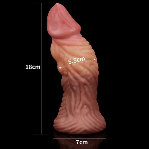 Gode Monster Oak Nature Cock 16 x 5cm
