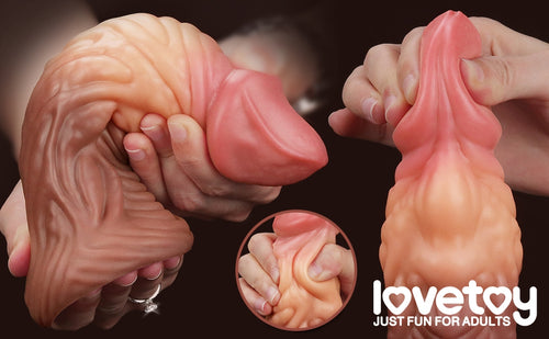 Gode Monster Oak Nature Cock 16 x 5cm