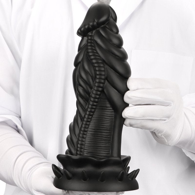 Gode Monster Silicone ALLKUS 20 x 7.5cm Noir
