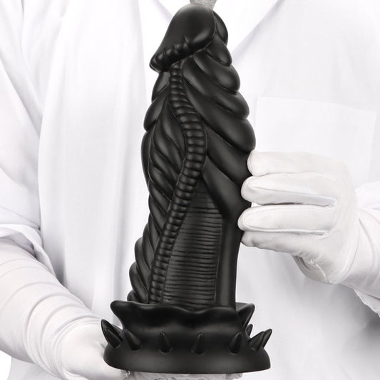 Gode Monster Silicone ALLKUS 20 x 7.5cm Noir