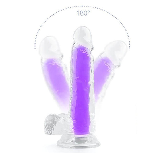 Gode phosphorescent Color Glow 15 x 4.5cm Violet