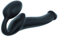 Gode plug STRAP-ON-ME Bendable M 16 x 4 cm Noir