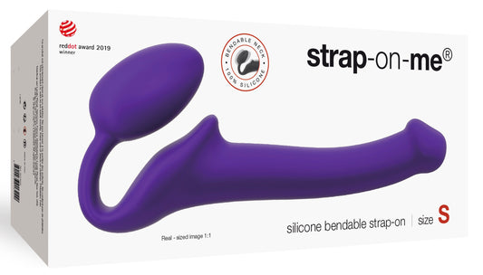 Gode Plug STRAP-ON-ME Bendable S 15 x 3.5 cm Violet