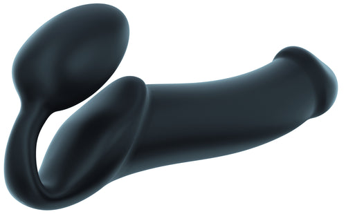 Gode Plug STRAP-ON-ME Bendable XL 16 x 4.5 cm Noir