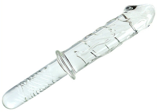 Gode Poignée en verre Ice King 16.5 x 5.2cm