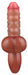 Gode Poignée Onduzio 12 x 3.8cm