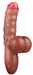 Gode Poignée Onduzio 12 x 3.8cm